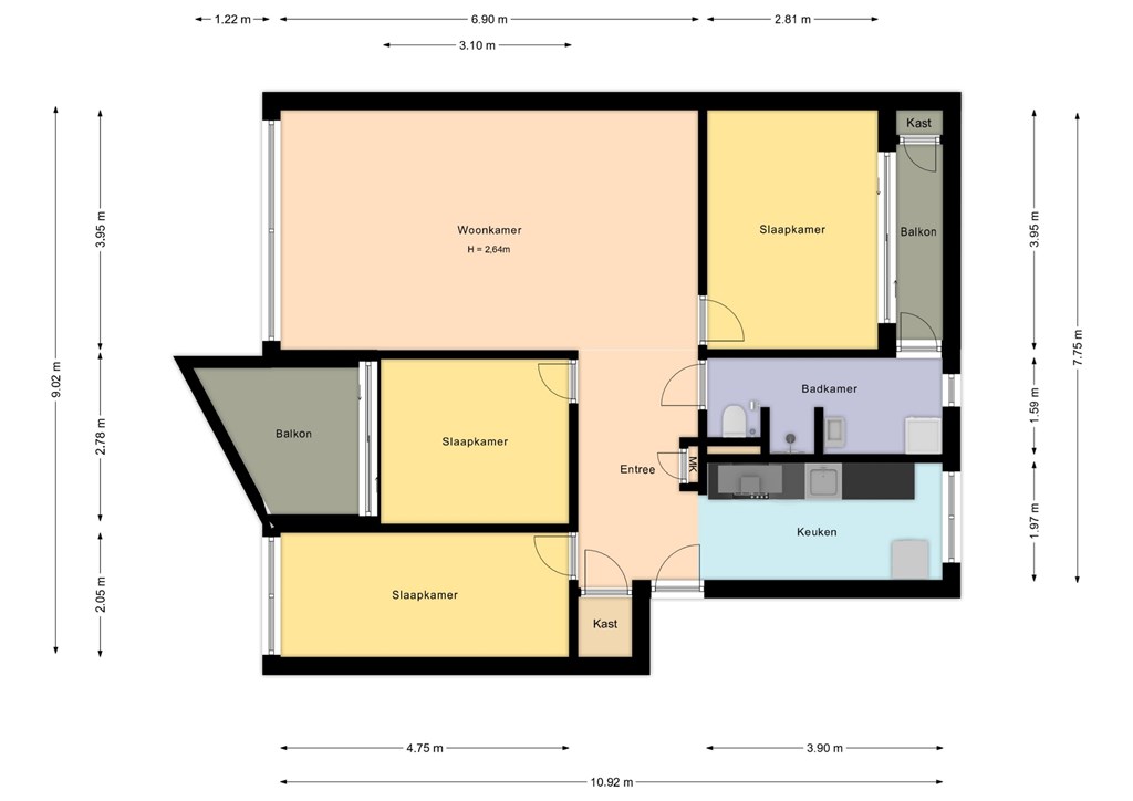 mediumsize floorplan